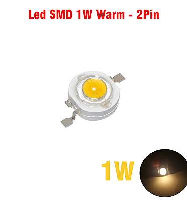 Led SMD 1W Warm - 2Pin