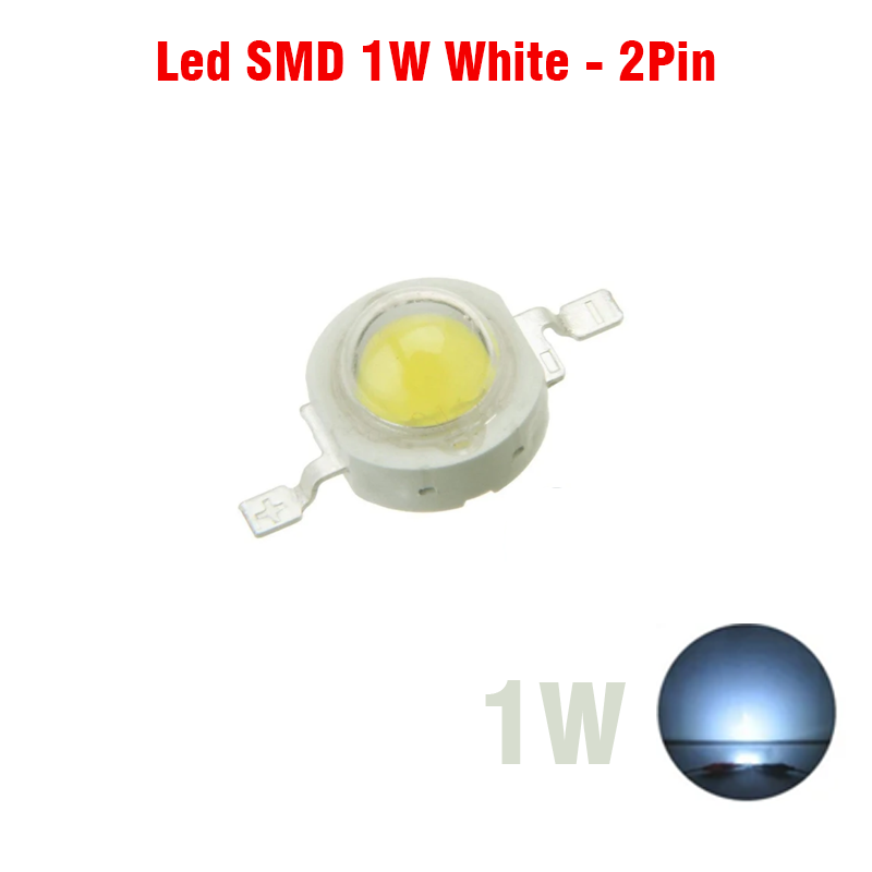 Led SMD 1W White - 2Pin