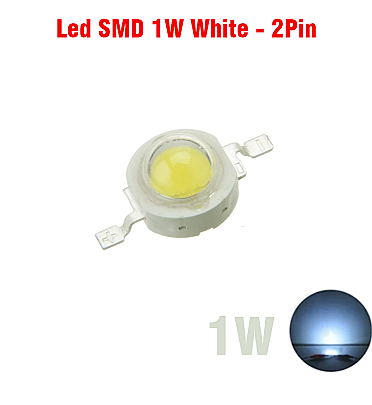 Led SMD 1W White - 2Pin