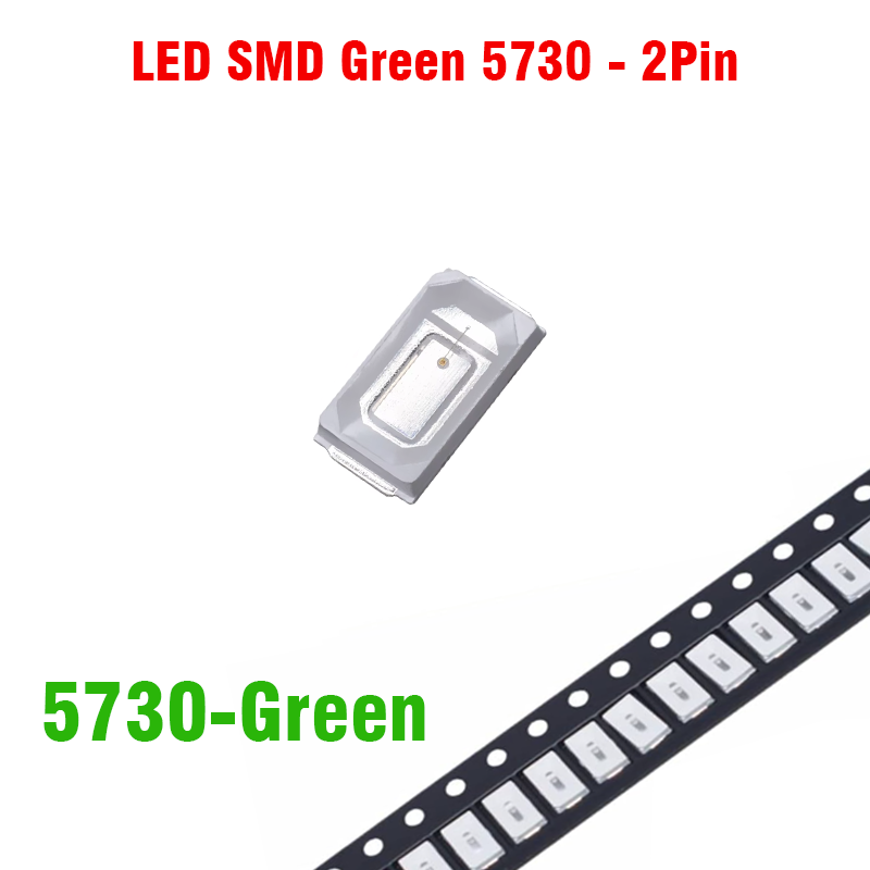 LED SMD Green 5730 - 2Pin