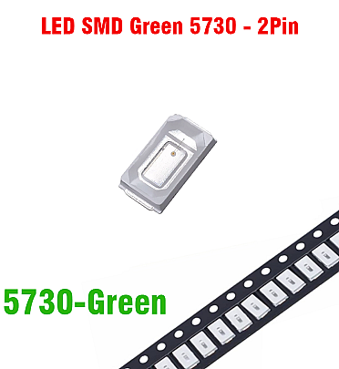 LED SMD Green 5730 - 2Pin