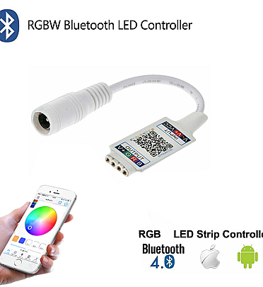 Bluetooth RGB LED Controller For IOS & Android - RGB LED Strip Light
