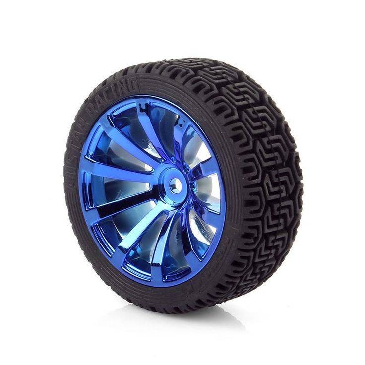 Robot Rubber Wheel 65x26mm Without Coupler