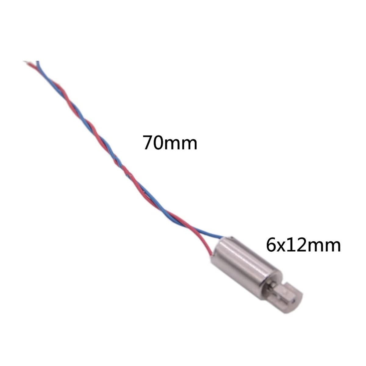 Miniature DC Vibration Motor (1.5V : 3.7V) - Model : 612