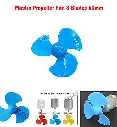 Plastic Propeller Fan 3 Blades 50mm (Without Motor)