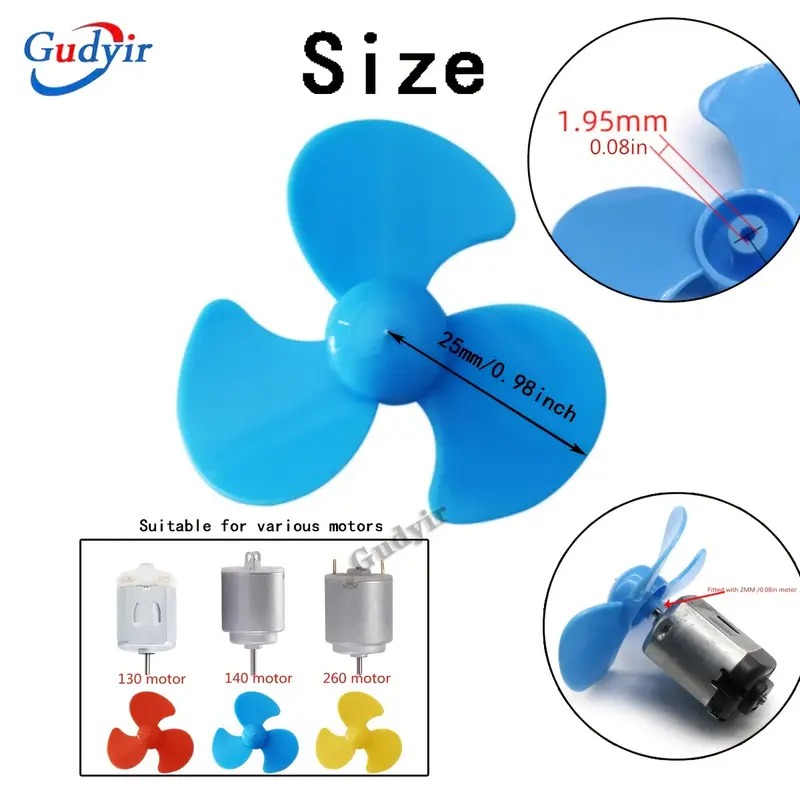 Plastic Propeller Fan 3 Blades 50mm (Without Motor)
