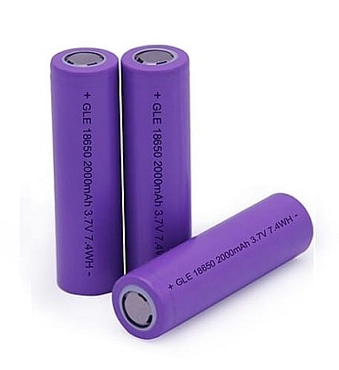 Battery Li-ion Battery Cell 3.7v (New) (Real Capacity :2000mah) 1Pcs