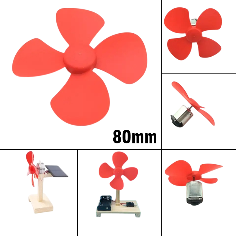 Plastic Propeller Fan 4 Blades 80mm (Without Motor)