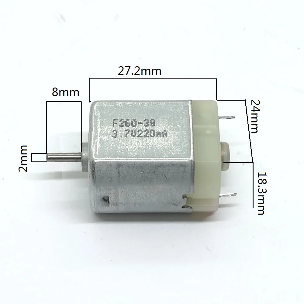 DC Motor (3:6V - FF-260PA) 15000RPM High Speed For Electric Shaver