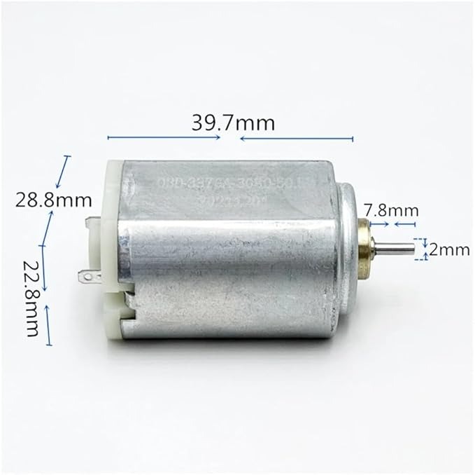 DC Motor (FF-337 - DC 3.7 : 7.4V - 9000RPM) Strong Magnetism Large Torque For Electric Push Knife Hair Clipper Shaving Machine