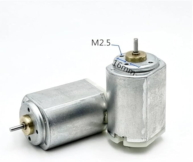 DC Motor (FF-337 - DC 3.7 : 7.4V - 9000RPM) Strong Magnetism Large Torque For Electric Push Knife Hair Clipper Shaving Machine