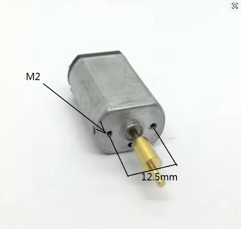 DC Motor (FF-180SH-2282 - 2.4 : 4.5VDC - 9300RPM) With Swing Arm  For Electric Toothbrush/Electric Hair Clipper/Electric Shaver