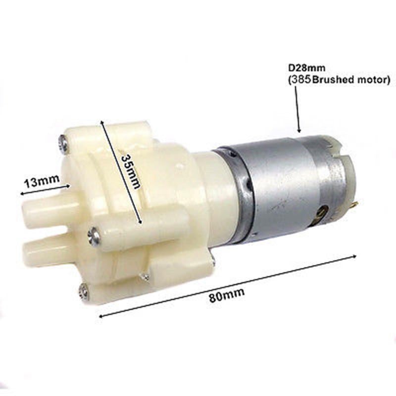 Aquarium Water Pump – In/Out Outlet R385 (12vdc)