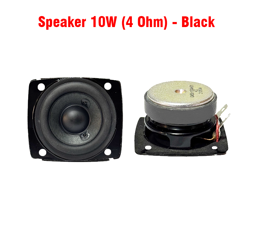 Speaker 10W - 4 Ohm - 51x45x28mm - 1Pcs - Black