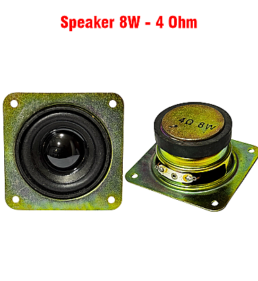 Speaker 8W - 4 Ohm - 64x64x32mm -1Pcs