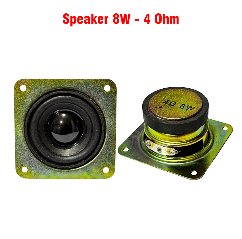 Speaker 8W - 4 Ohm - 64x64x32mm -1Pcs