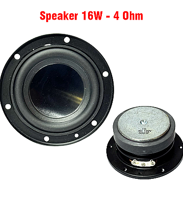Speaker 16W - 4 Ohm - 80x37mm -1Pcs