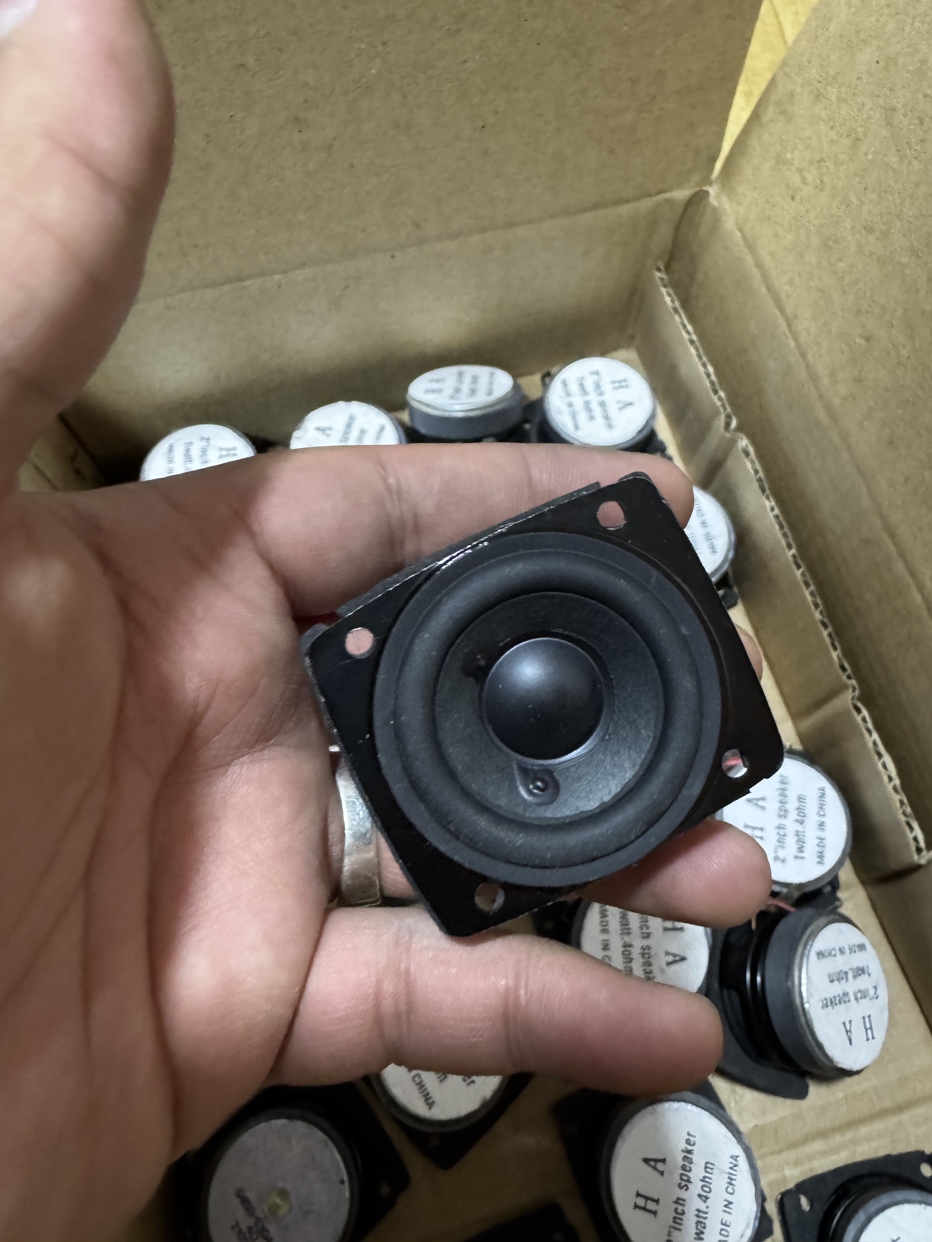 Speaker 10W - 4 Ohm - 51x45x28mm - 1Pcs - Black