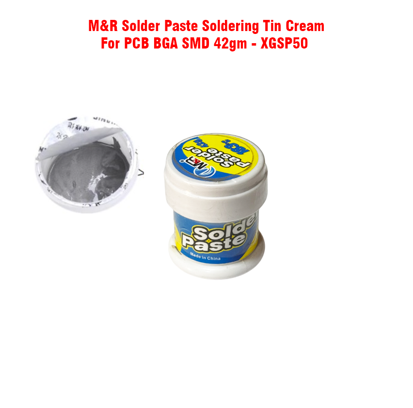 M&R Solder Paste Soldering Tin Cream For PCB BGA SMD 42gm (XGSP50)