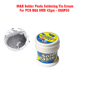 M&R Solder Paste Soldering Tin Cream For PCB BGA SMD 42gm (XGSP50)