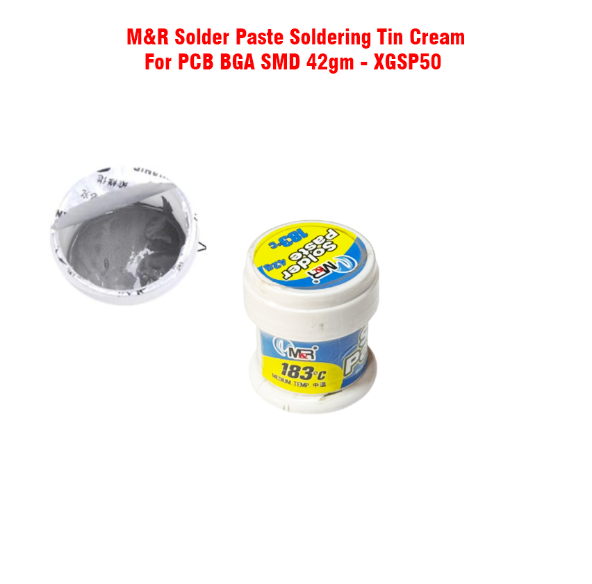 M&R Solder Paste Soldering Tin Cream For PCB BGA SMD 42gm (XGSP50)