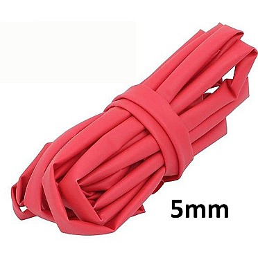 Red Heat Shrink (5mm) 1meter