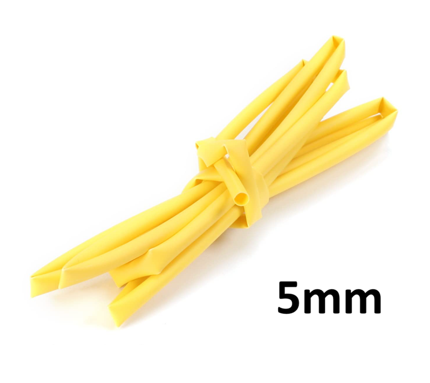 Yellow Heat Shrink (5mm) 1meter