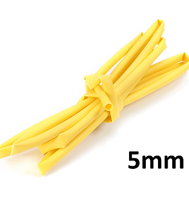 Yellow Heat Shrink (5mm) 1meter