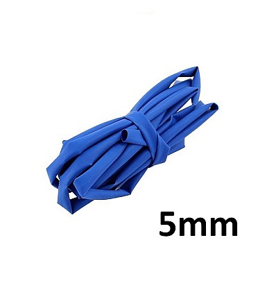 Blue Heat Shrink (5mm) 1meter