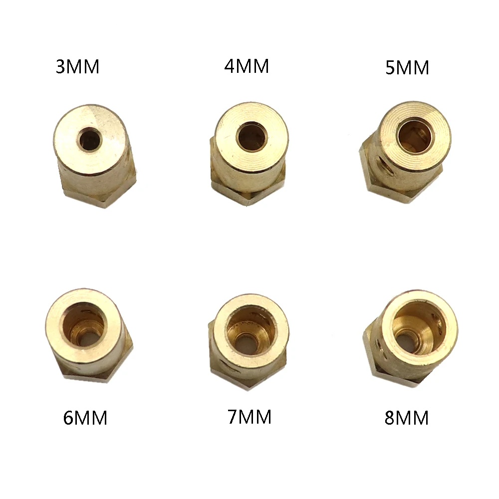 Hex Coupler For DC Geared Motor 6mm