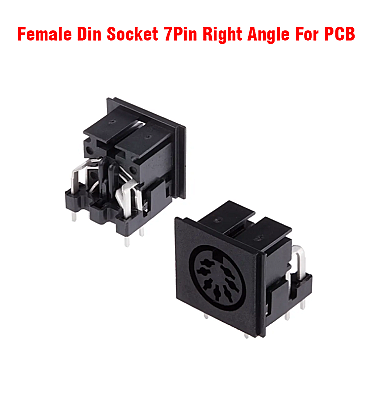 Female Din Socket 7Pin Right Angle For PCB
