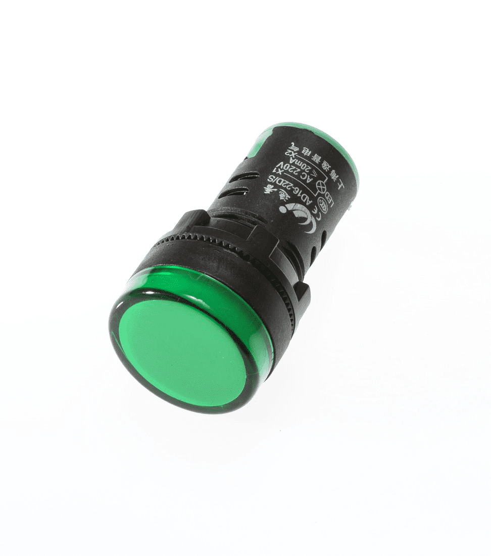 Green AC LED Indicator Lamp 220V (AD22-22DS)