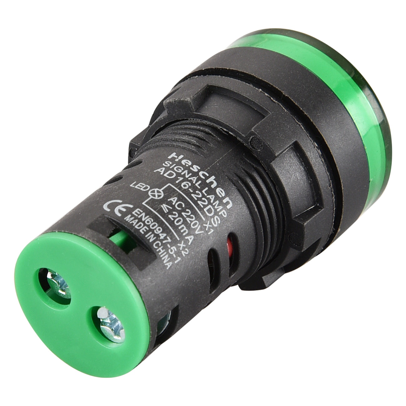 Green AC LED Indicator Lamp 220V (AD22-22DS)
