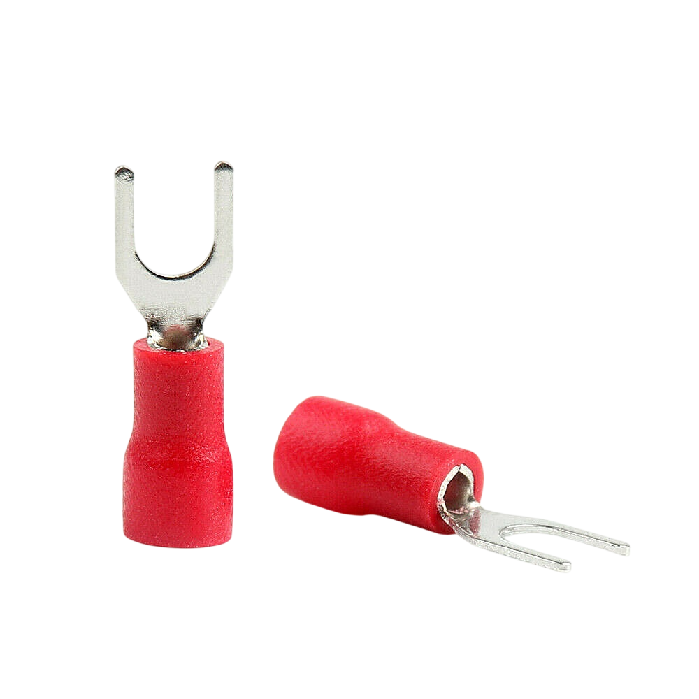Furcate Terminal Insulated (SV1.25-4) Red
