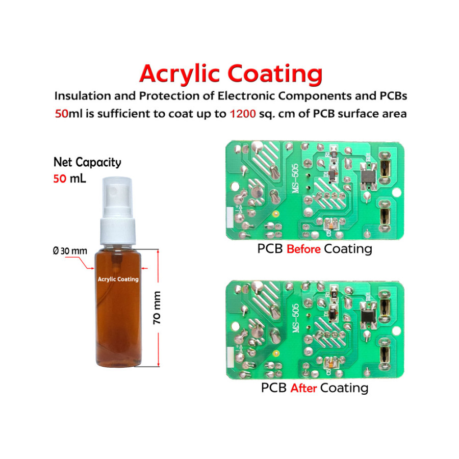 Acrylic Coating 50ml for Electronic Boards