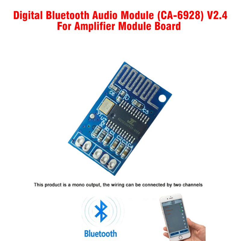Bluetooth Audio Module (CA-6928) - 5V For Amplifier Module Board