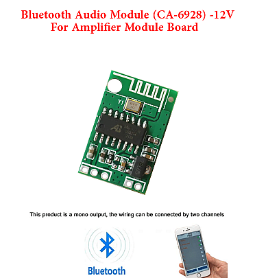 Bluetooth Audio Module (CA-6928) -12V For Amplifier Module Board