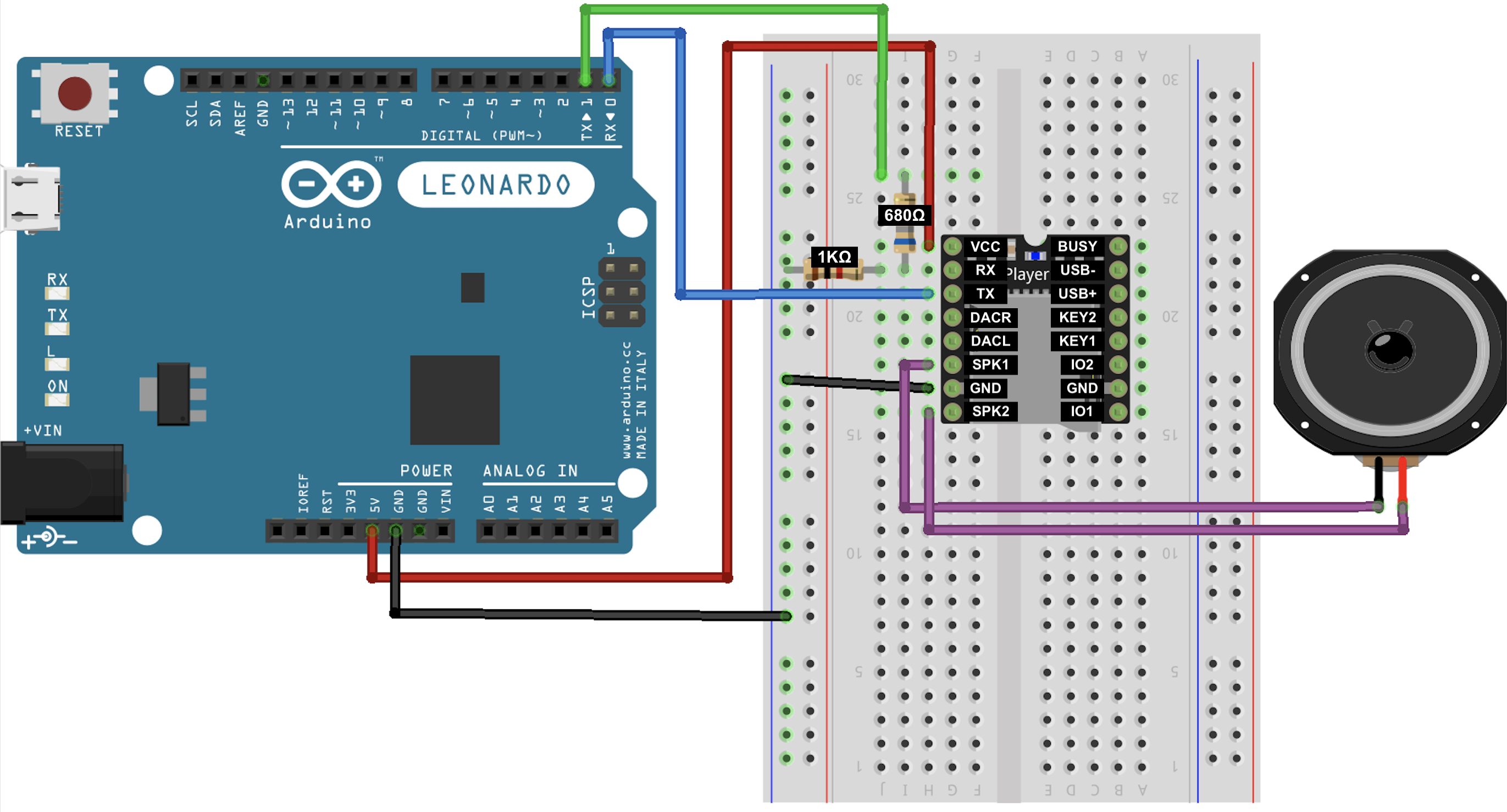 DFPlayer Mini MP3 Player Module For Arduino