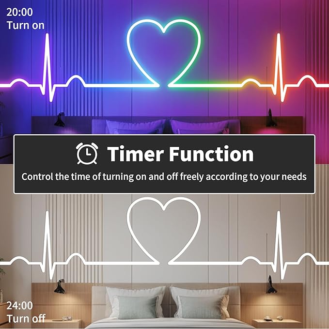 Smart Color Neon Flexible LED Strip Rope Light  (Soft Multi Color) 5VDC