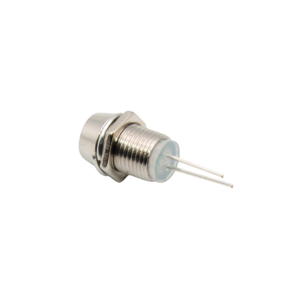 LED Holder Chrome Metal  Silver (3mm)