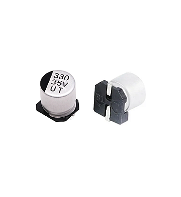SMD Aluminum Electrolytic Capacitor (330UF-35V) 10x10mm