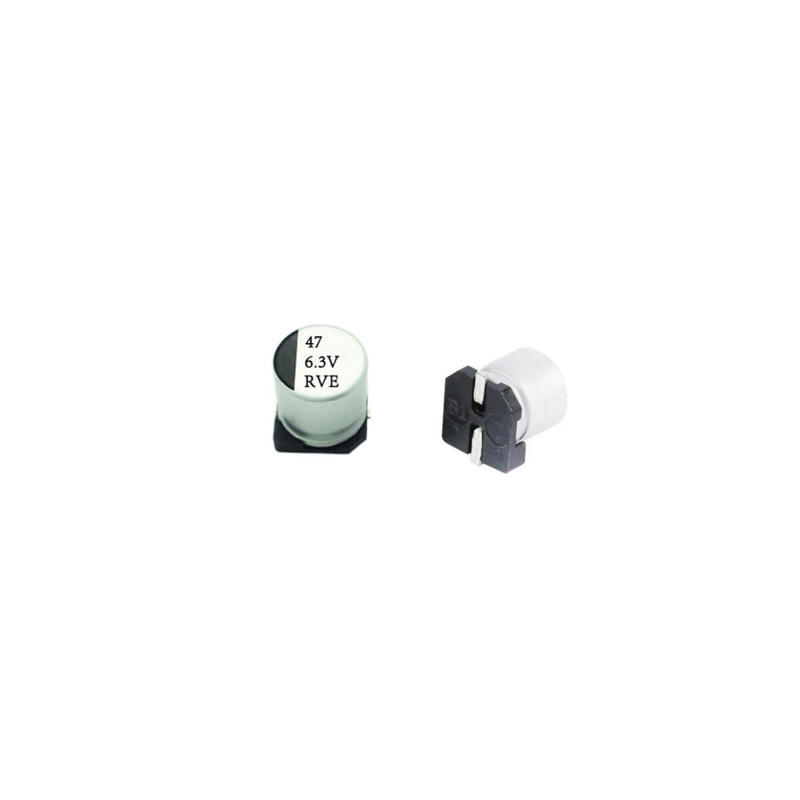 SMD Aluminum Electrolytic Capacitor (47UF-6.3V) 5x5.5mm