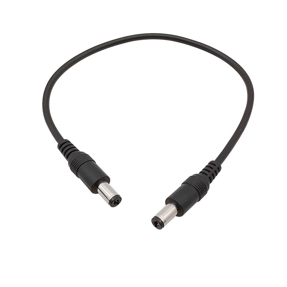 DC Plug Power Adapter Cable Male to Male - 30cm - 5.5mm x 2.1mm