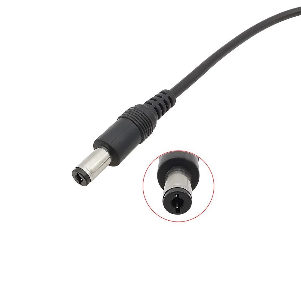 Pair DC Plug Jack Connector - 3A (Male + Female) with Wire 5.5×2.1mm