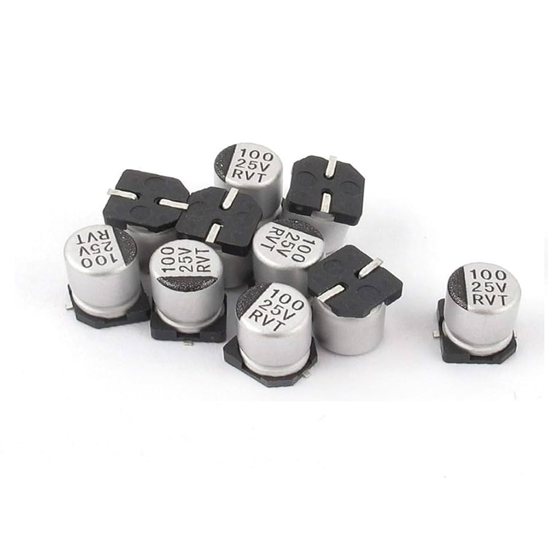 SMD Aluminum Electrolytic Capacitor (100UF-25V) 8×6mm