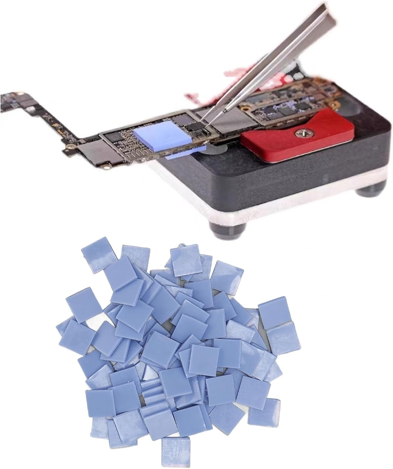 Pre-Cut Thermal Silicone Pads (WL-30C) 12x12x1.5mm (10 Pcs)