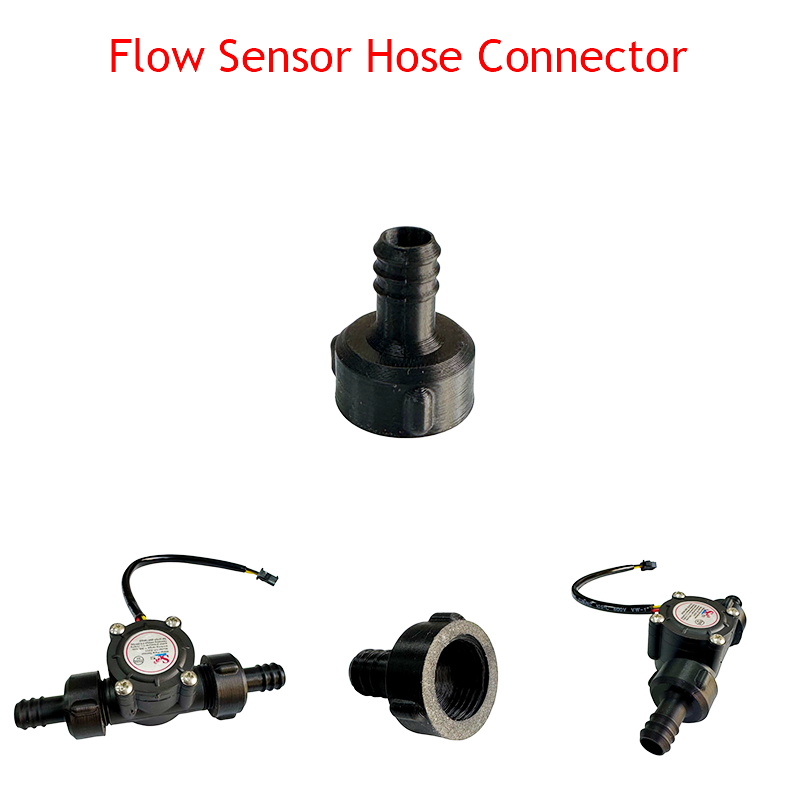 Water Flow Sensor Hose Connector Model YF-S201 (1/2 Inch) 1Pcs