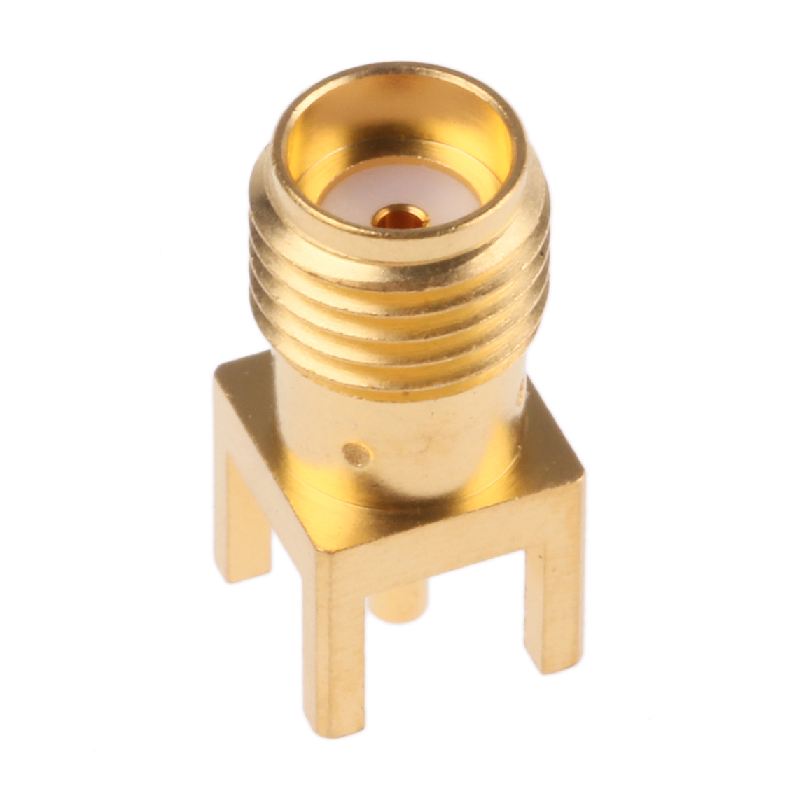 SMA FeMale Connector 1.6mm Jack Through-Hole for PCB Mount RF Connectors