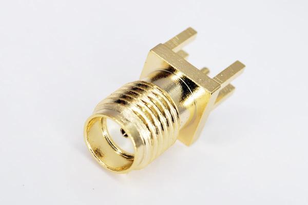 SMA FeMale Connector 1.6mm Jack Through-Hole for PCB Mount RF Connectors