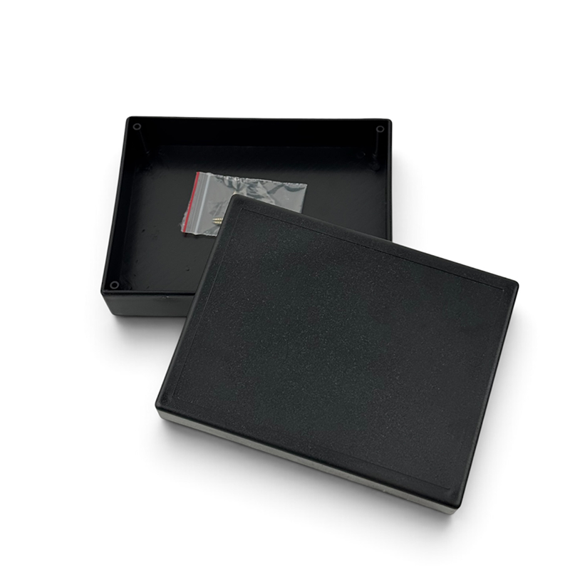 Plastic Project box Black Gold X4 (17cm x 13cm x 6cm)